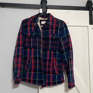 American Eagle flannel shirt jacket